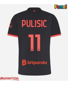 AC Milan Christian Pulisic #11 Tricou Fotbal Replică 2026-27 Femei Treilea AC Milan Christian Pulisic #11 Tricou Fotbal Replică 2026-27 Femei Treilea